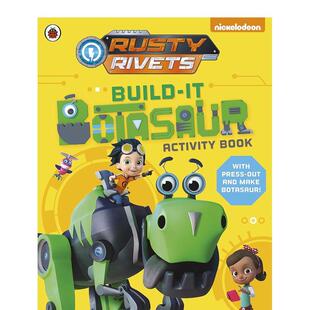 Build 现货 Rusty 原版 铆钉 Activity 生锈 英文儿童趣味 建造Botasaur Botasaur Rivets