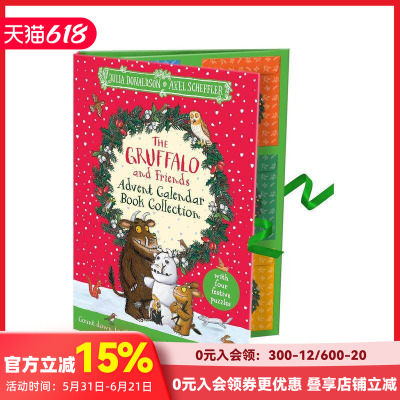 【预售】咕噜牛和朋友们的圣诞倒数日历绘本集：24 本迷你活动书陪你倒数圣诞 The Gruffalo and Friends Advent Calendar Book