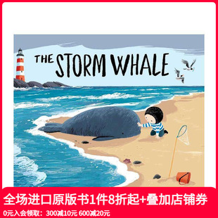 Storm 英文儿童绘本 英国获奖插画师Benji 原版 The Whale 鲸鱼 浴缸里 Davies 现货