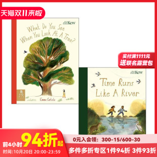 Runs 预售 平装 Like 原版 克劳斯·弗拉格插画奖得主Emma River 时光如水 英文儿童绘本 Carlisle Time