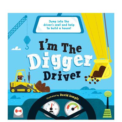 【预售】我是挖掘机驾驶员 I’m the Digger Driver 进口原版英文儿