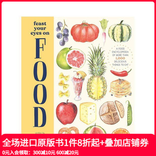 青少年厨师甜点师职业启蒙精装 预售 图集图册图集 Gladwin Your Laura 饱览美食Feast 善本图书 Eyes 12岁以上少儿阅读 Food