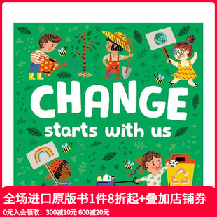 First Manners 预售 原版 善本图书 Behaviour 改变从我们开始 Starts Change and 英文儿童绘本 With