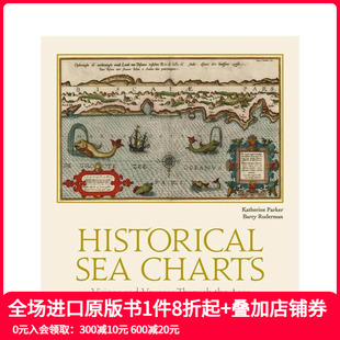 Historical Visions 预售 航行与愿景 Ages 英文人文历史 the Sea 古代海图鉴：穿越时空 Voyages and Charts 原版 Through