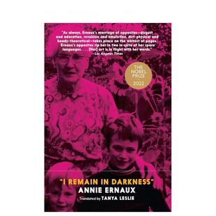 英文原版 善本图书 Ernaux Remain 2022年诺贝尔文学奖Annie 我留在黑暗中 进口小说 Darkness 现货