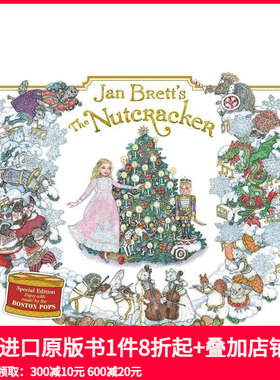 【预售】珍·布雷特 胡桃夹子 Jan Brett's the Nutcracker 原版英文儿童绘本