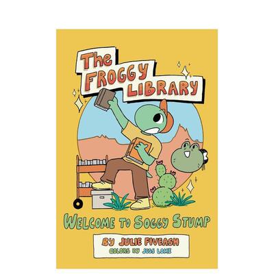 【现货】青蛙图书馆 The Froggy Library 原版英文儿童漫画 善本图书