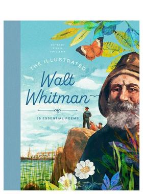 【现货】沃尔特·惠特曼插图诗集 【Illustrated Poets Collection】The Illustrated Walt Whitman 原版英文儿童绘本 善本图书