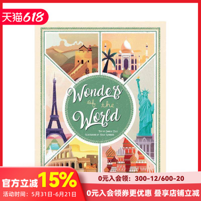 【预售】世界奇迹：伟大建筑地图集 Wonders of the World :Atlas of the Most Spectacular Monuments 原版英文儿童绘本