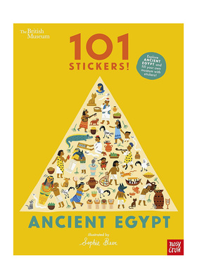 【现货】大英博物馆：101 贴纸！古埃及 British Museum 101 Stickers! Ancient Egypt 原版英文儿童趣味 善本图书