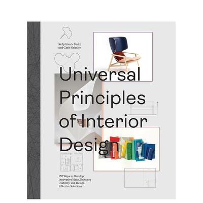 【预售】室内设计通用原则Universal Principles of Interior Design 100种室内设计案列 英文原版进口 善本图书