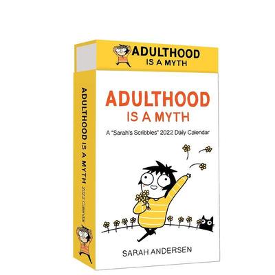 【现货】莎拉·安德森搞笑漫画2022年日历 Sarah's Scribbles 2022 Deluxe Day-to-Day Calendar 英文原版 文创产品 善本图书