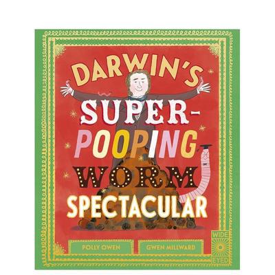 【现货】达尔文的蠕虫奇观 Darwin‘s Super-Pooping Worm Spectacular 原版英文儿童绘本