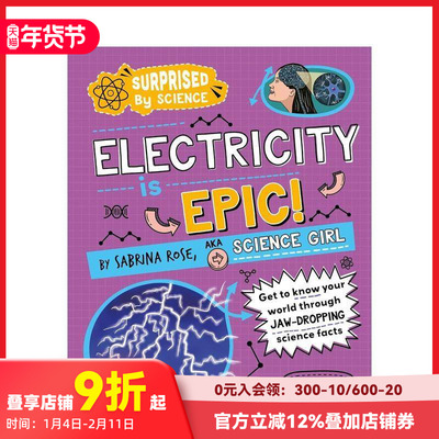 【现货】【科学惊奇录】电的史诗征程（精装） 【Surprised by Science】Electricity is Epic! 原版英文儿童绘本 善本图书