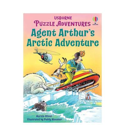 【现货】【解谜冒险】特工亚瑟的北极冒险 【Puzzle Adventures】Agent Arthur's Arctic Adventure 原版英文儿童桥梁书 益智互