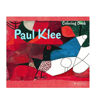 【预售】保罗·克利涂色书Paul Klee Coloring Book 英文原版儿童艺术启蒙