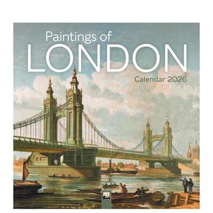 Museum 日历 伦敦博物馆：伦敦绘画 原版 Paintings London 艺术日历 2026年挂历 预售
