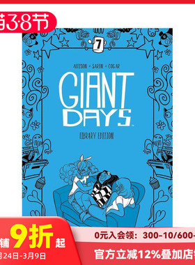 【预售】巨人的日子 卷7 Giant Days Library Edition Vol 7 原版英
