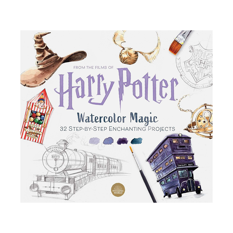 【现货】哈利·波特神奇水彩 Harry Potter Watercolor Magic 艺术美术绘画教程指南 英文原版进口画册 善本图书