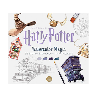 【现货】哈利·波特神奇水彩 Harry Potter Watercolor Magic 艺术美术绘画教程指南 英文原版进口画册 善本图书