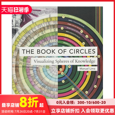 【现货】The Book of Circles: Visualizing Spheres of Knowledge圆圈之书：信息可视化球体 英文平面设计