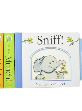 【预售】【Matthew Van Fleet】英文原版 Van Fleet Sniff! Lick!