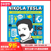 Graphics 现货 尼古拉·特斯拉 Lives Nikola 图像传记 原版 Tesla Great 英文儿童绘本