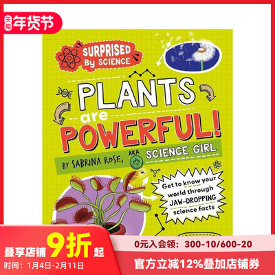 【预售】【科学的惊喜】植物太强大了！ 【Surprised by Science】Plants are Powerful! 原版英文儿童绘本 善本图书
