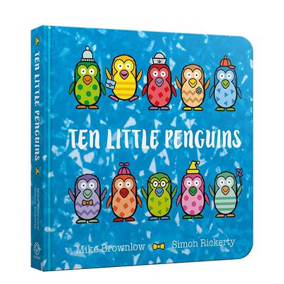 【预售】十只小企鹅 【Ten Little】Ten Little Penguins 原版英文儿童绘本 趣味数数启蒙 幼儿认知与语言开发
