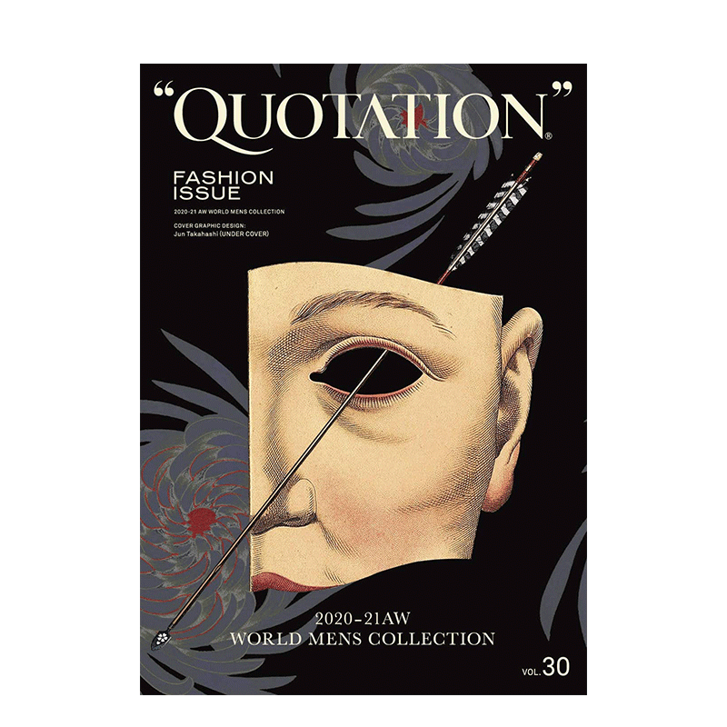 【现货】QUOTATIONFASHIONVOL.302020-21秋冬男装特别款栗野宏文宮下貴裕