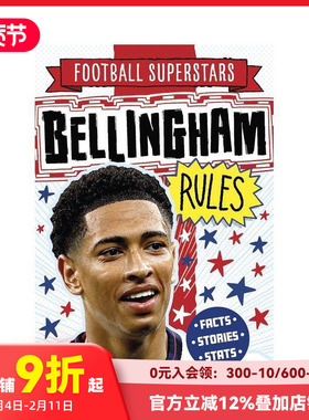 【现货】足球明星特辑：祖德·贝林厄姆 【Football Superstars】Bellingham Rules 原版英文运动 善本图书