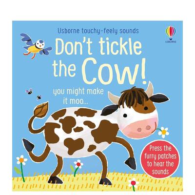 【预售】【触摸书】不要挠牛的痒痒！ Don't Tickle the Cow! 原版英文儿童趣味 善本图书