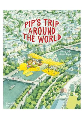 【预售】(预计26年1月出版)猫咪皮普的环球之旅（平装） Pip's Trip Around the World 原版英文儿童绘本 善本图书