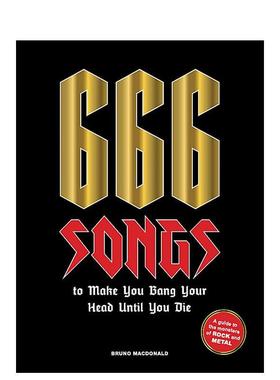 【现货】摇滚至死:666首硬摇滚歌曲 666 Songs to Make You Bang Your Head Until You Die 原版英文音乐