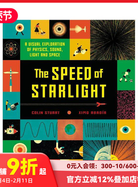 【现货】【博洛尼亚入围插画师Ximo Abadía】星光的速度 The Speed of Starlight 原版英文儿童绘本 善本图书