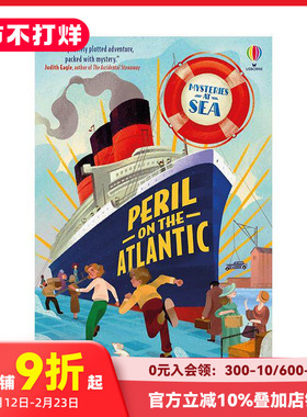 【预售】海上之谜：大西洋上的危险 Mysteries at Sea: Peril on the Atlantic 原版英文青少年读物 善本图书