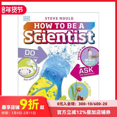 【预售】英文原版 如何成为科学家 How to be a Scientist 儿童英语全彩指南精装图集 DK 10岁以上 善本童书 善本图书