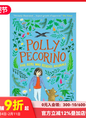 【预售】波莉·佩科里诺：拯救动物的女孩 Polly Pecorino 自然保护启蒙故事英文原版 青少年读物 善本图书
