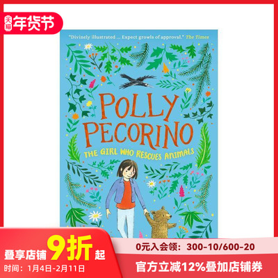 【预售】波莉·佩科里诺：拯救动物的女孩 Polly Pecorino 自然保护启蒙故事英文原版 青少年读物 善本图书