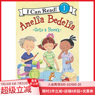 Bedelia 现货 有机会了 原版 英文儿童分阶阅读 Gets Amelia 阿米莉亚·贝德莉亚 Break