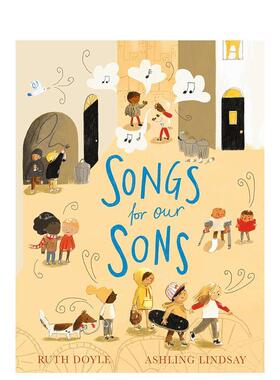 【现货】【北爱尔兰插画师Ashling Lindsay】给未来小孩的歌 Songs for our Sons 原版英文儿童绘本 善本图书
