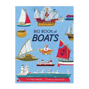 【预售】船舶大书 Big Book of Boats  Luogo comune b small publishing 科普读物 英文原版进口儿童绘本 善本图书