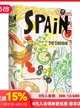 【现货】【烹饪书】西班牙 【The Cookbook】Spain 原版英文餐饮