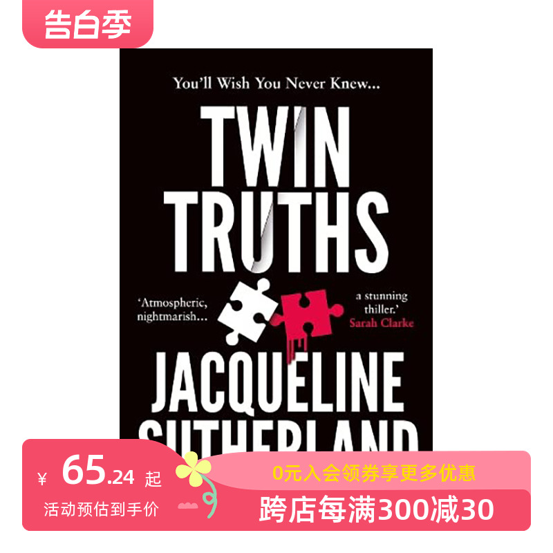 【预售】双胞胎真相 Twin Truths 《棺材俱乐部》作者Jacqueline Sutherland 原版英文文学小说 善本图书