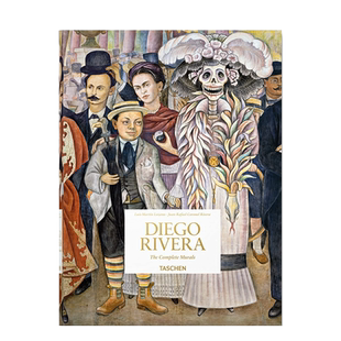 【现货】【TASCHEN】 迭戈·里维拉:壁画全集 Diego Rivera. The Complete Murals 英文原版进口艺术作品集画册画集 善本图书