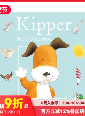 【预售】小狗奇普4册故事本套装 Kipper Story Collection 原版英文儿童绘本
