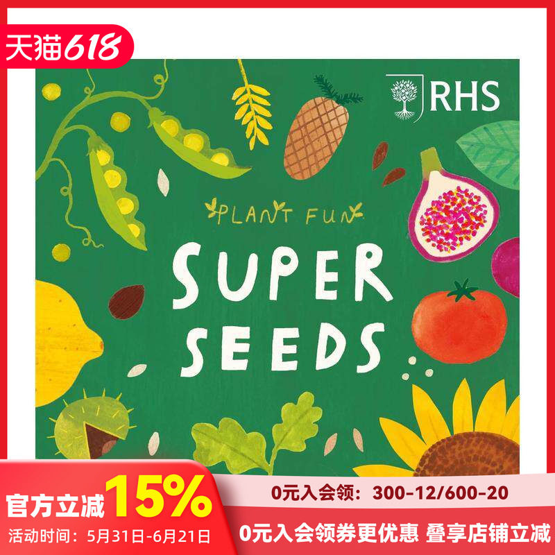 【预售】植物趣闻：种子（精装） Plant Fun: Super Seeds 原版英文儿童绘本 善本图书