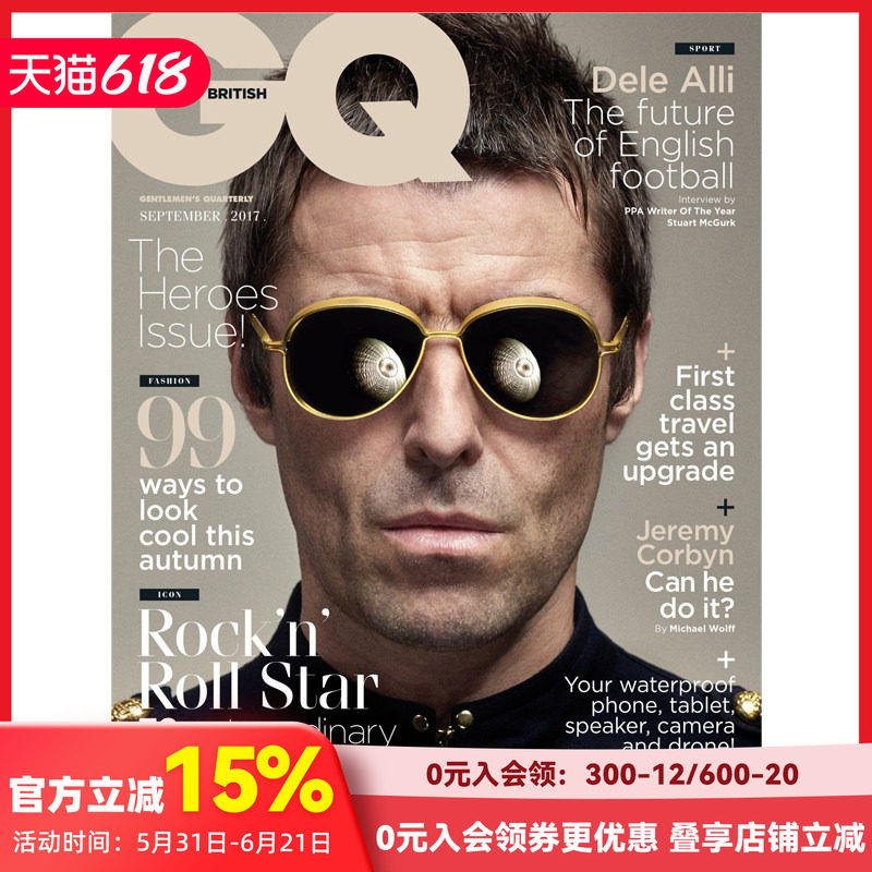 【订阅】 GQ Magazine(UK) 英国英文原版 男性时尚杂志 年订12期 D095 善本图书
