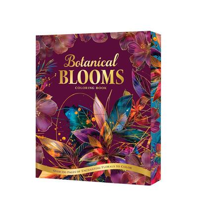 【预售】植物花语填色书 Botanical Blooms Coloring Book: Over 150 Pages of Enchanting Florals to Color 原版英文生活综合