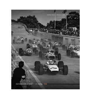 【预售】1968 年汽车赛车(英文/法文双语对照) Car Racing 1968 原版英文工业产品设计
